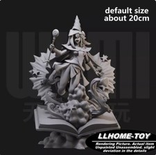 Anime Dark Magician Girl Spellbook Resin 3D Print GK Figure DIY Model