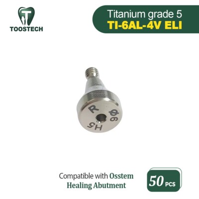 50pcs Titanium healing abutment fits to Hiossen Osstem TS platform Regular Mini