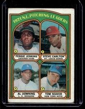 1972 Topps 1971 N.L. Pitching Leaders - Fergie Jenkins/Steve Carlton/Al