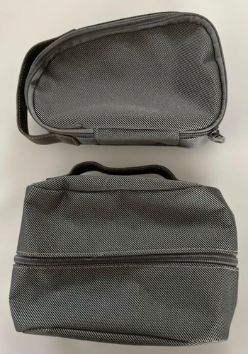 BVLGARI Emirates Airlines Amenity Pouch Set of 2 Compact Size Unused From Japan - Picture 2 of 8