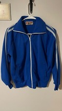 Vintage Jog Joy Track Jacket Blue White Men s M13528 Made Korea Size Small
