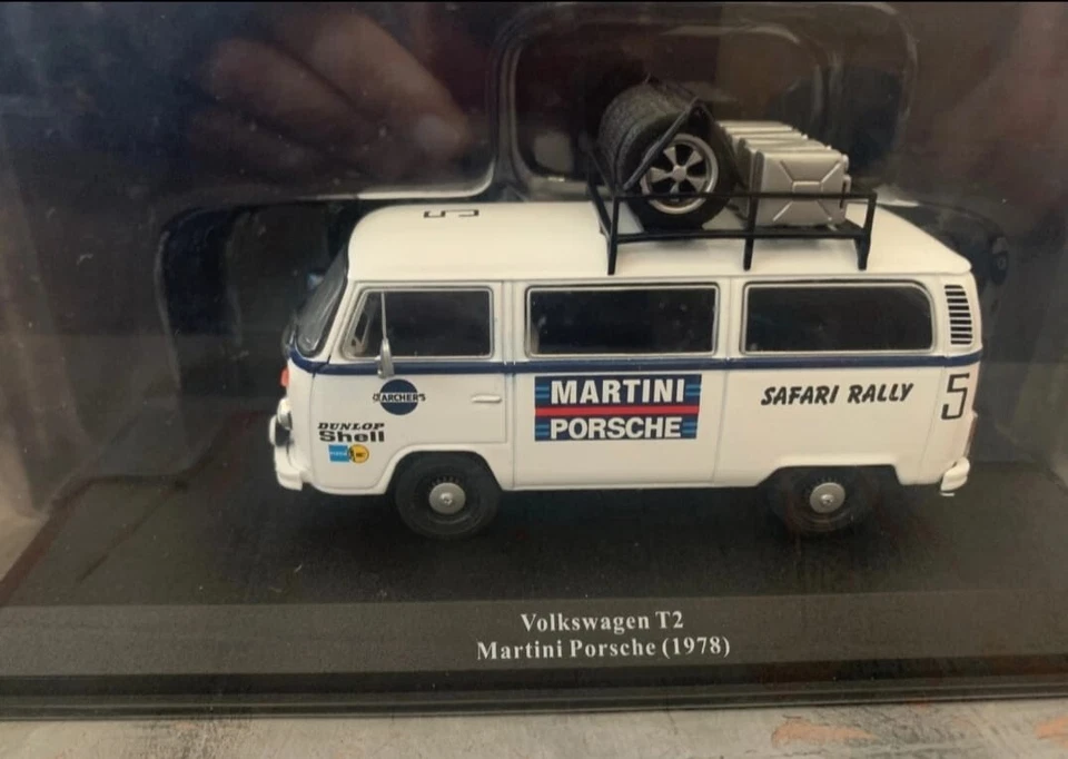 VOLKSWAGEN T2 MARTINI PORSCHE 1978, RALLY ASSISTANCE VEHICLE, ALTAYA, 1:43 - Image 4 of 4