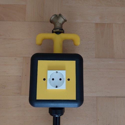 OBO Energiewürfel Versorgungseinheit  VH-4L 4SD  mit Druckluftanschluss  6109812 - Bild 3 von 6