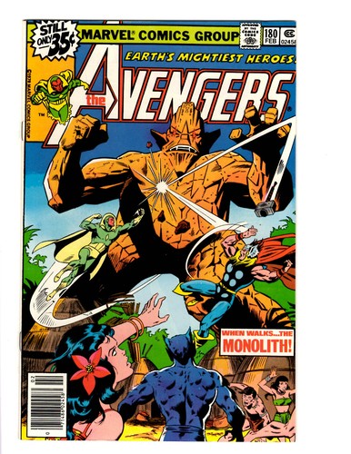 AVENGERS #180 - FEBRUARY 1979 - HIGH GRADE -DEATH OF "BLOODHAWK"