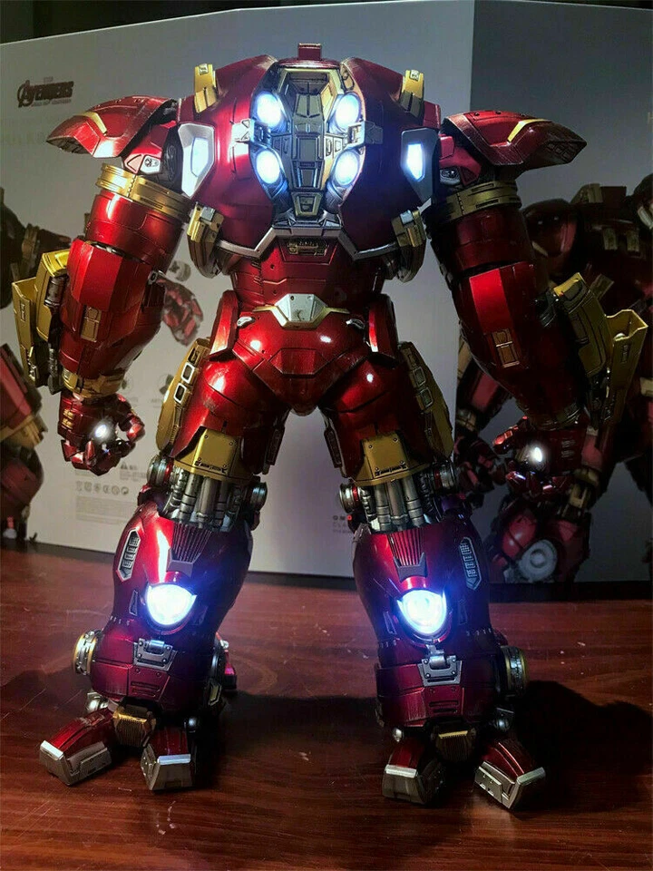 1/12 Iron Man MK44 Hulkbuster Comicave Action Figure Alloy Led Model Collectable - Image 2 of 4