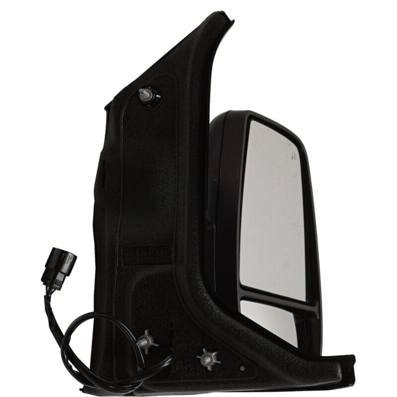 Kool Vue Manual Towing Mirror – Passenger Right Side For Ford Transit 150 Low Roof 2015-2019, Textured Black
