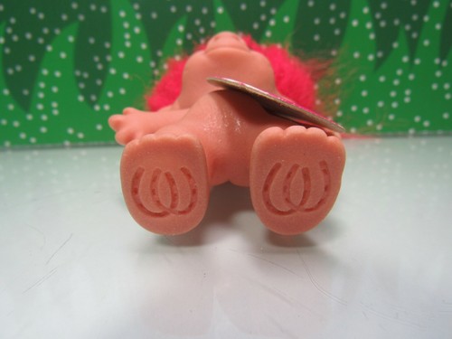 1991 - 3" Muñeca Troll Good Luck Wishnik UNEEDA - STOCK NUEVO DE TIENDA con etiqueta colgante - Imagen 7 de 8