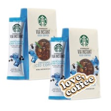 Starbucks VIA Instant Iced Coffee   2 Boxes  10 Packets total 2/28/26