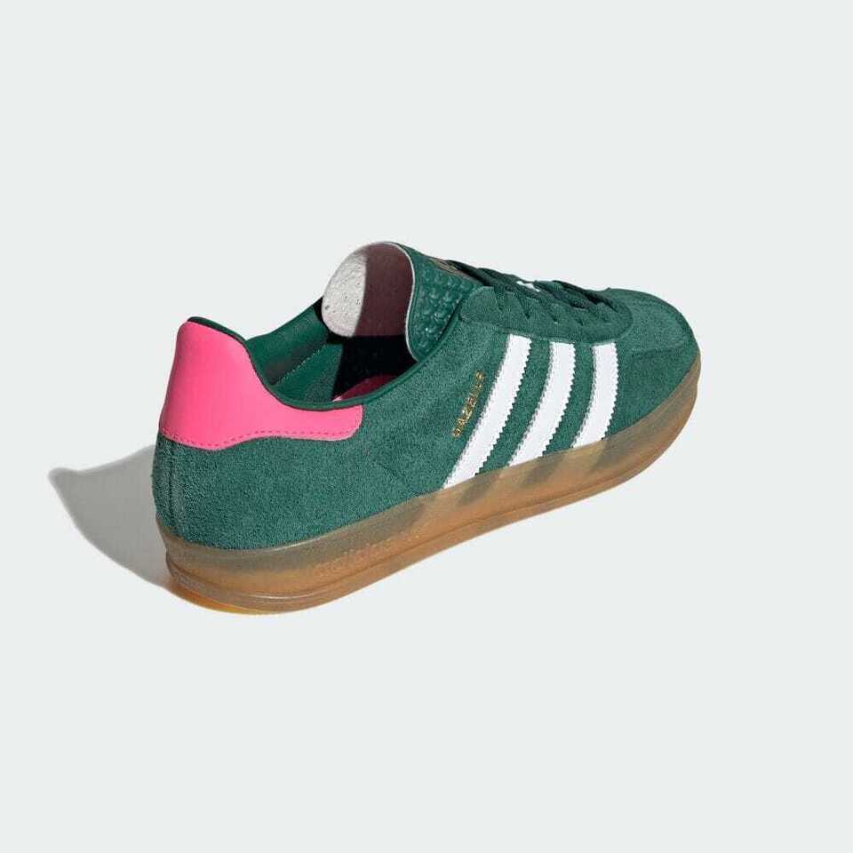adidas Originals Gazelle Indoor Collegiate Green Lucid Pink IG5929