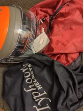 Brand New Motorcycle Helmet ~bag Shield Typhoon  ~ 56-57cm  !🆕! Large Orange 