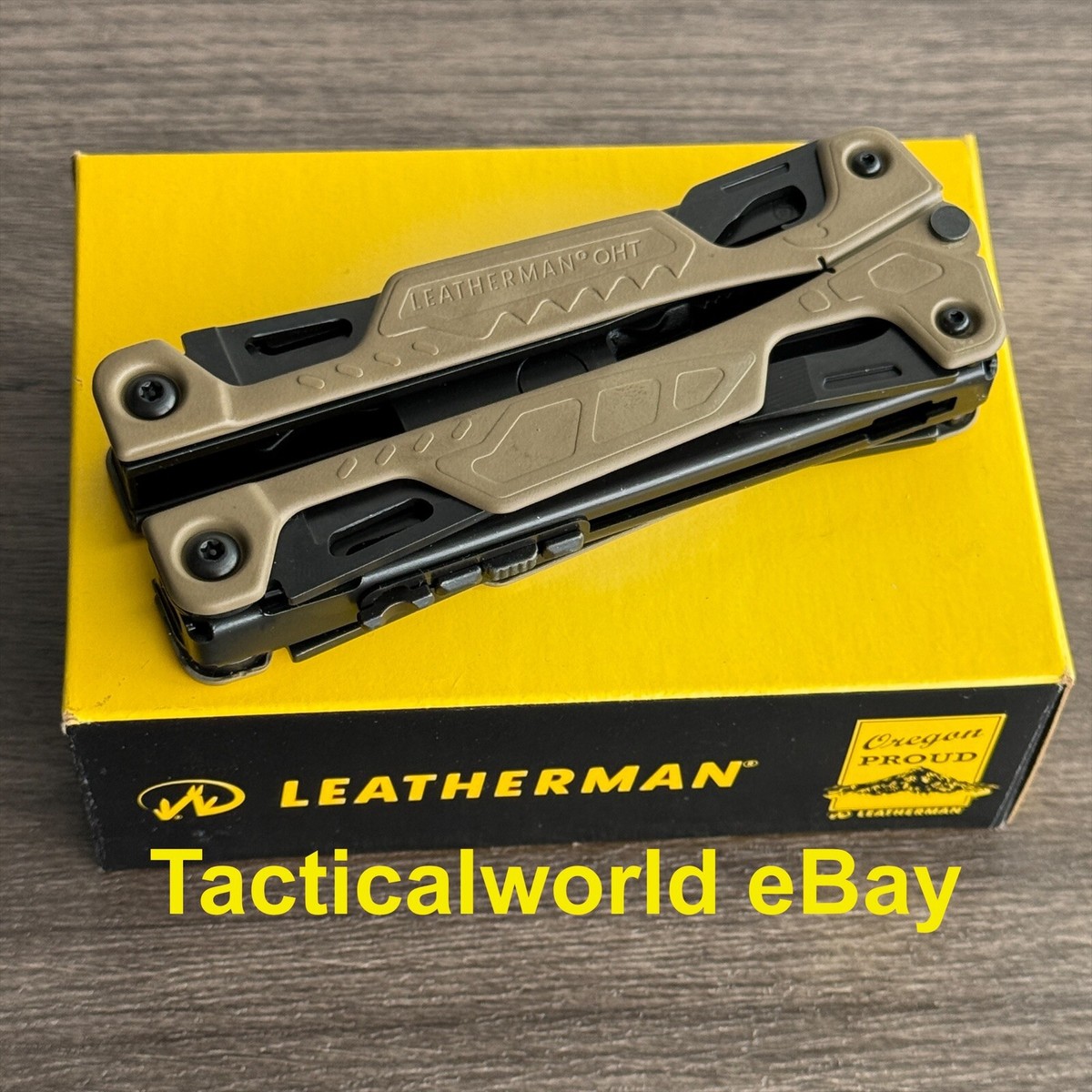 Leatherman OHT Brown/Tan USA Sheath. Superb 154CM cutters! | eBay