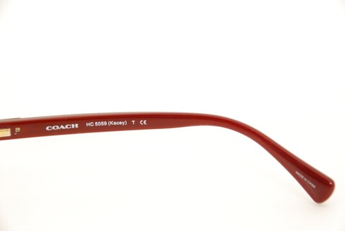 New Authentic Coach Kacey 5059 9196 Gold Garnet 52mm Frames Glasses - Picture 6 of 7