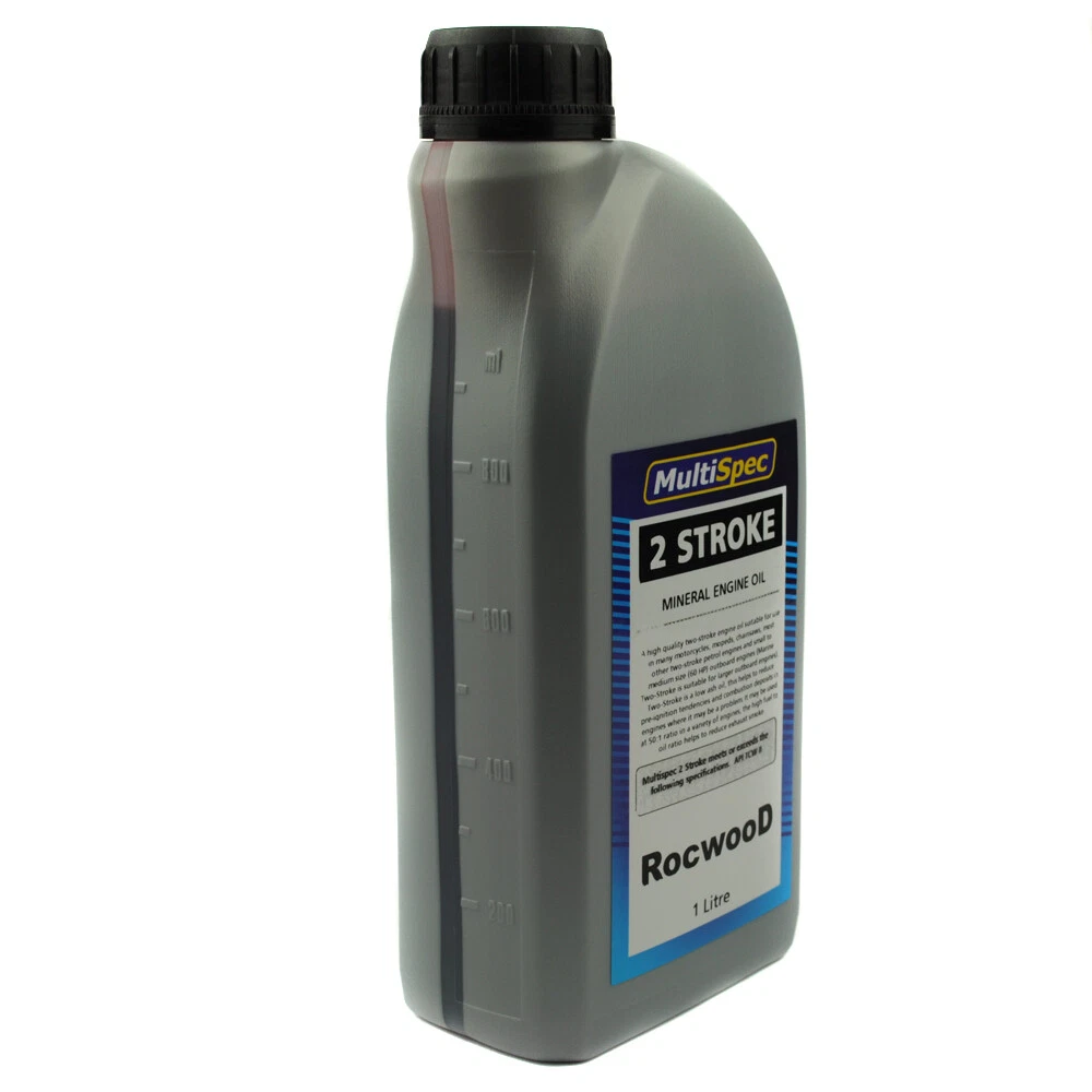2 Two Stroke Engine Oil 1L Litre For Chainsaw Strimmer Brushcutter Cut Off Saw