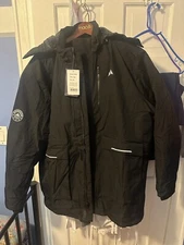 MOERDENG Mens Mountain Waterproof Ski Jacket Rain Windbreaker Winter BNWT XXL