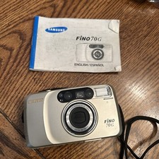 SAMSUNG Fino 70G 35mm Film Camera UNTESTED Great Shape USED FAST SHIPPING READ