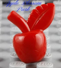 NEW Lego Belville RED APPLE - City Minifigure/Minifig Friends Fruit Kitchen Food