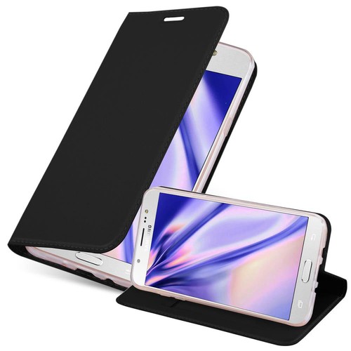 Hülle für Samsung Galaxy J7 2016 Handy Cover Schutz Ständer Wallet Magnet