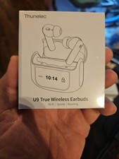 Thunelec U9 True Wireless Earbuds BNIB Bluetooth 5.4 ANC Touch Screen