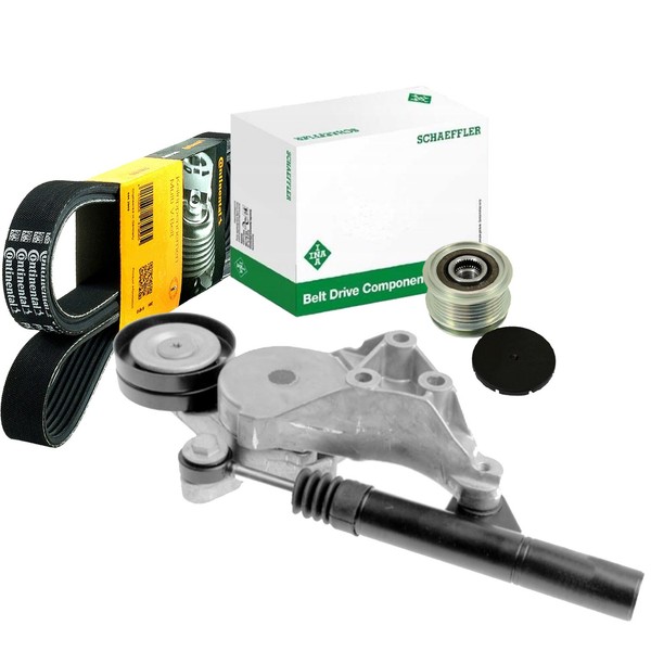 Contitech 6PK905 Keilrippenriemen-Satz + Freilauf FüR 1.9 Ohne Klima-image