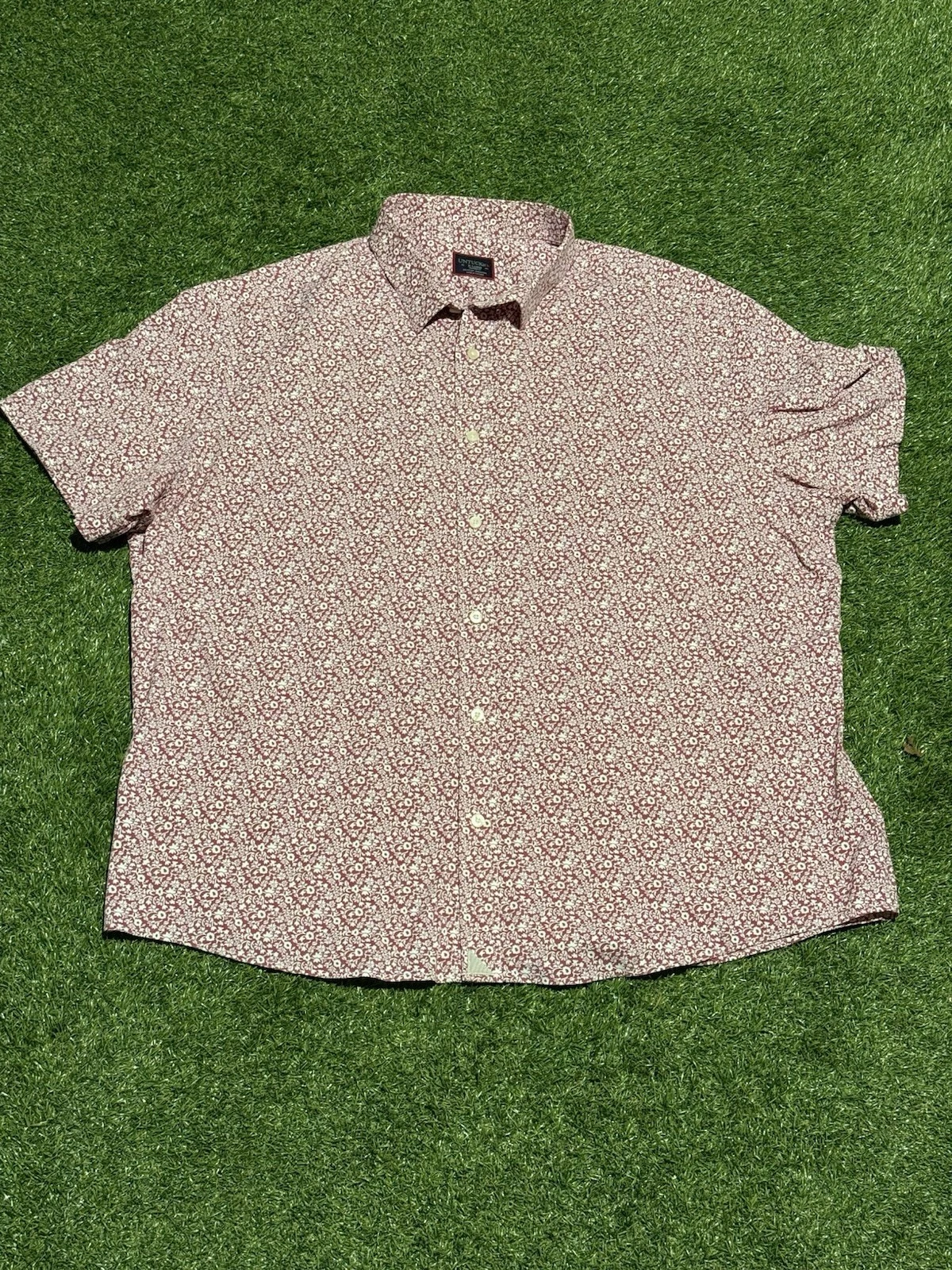 UNTUCKIT MENS FLORAL BUTTON UP SHIRT size XL