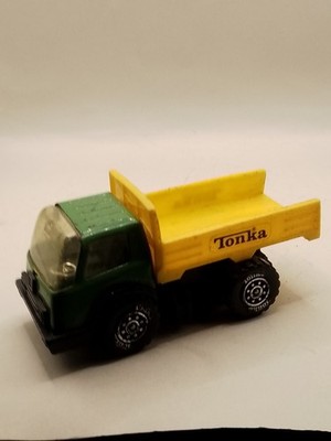 Tonka grün und gelb Pritsche Bauwagen