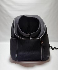 Mochila porta mascotas frontal PetAmi perro gato senderismo transporte de viaje negra