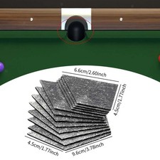 12Pcs Billiard Pool Table Cushion Rubber Facings Pool Table Rail Cushions