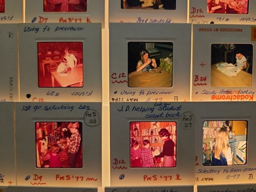 Vintage 35mm Dia/Foto Paket Kinder Kids in der Schule Jungen Mädchen 40 Dias F1dow - Bild 6 von 9