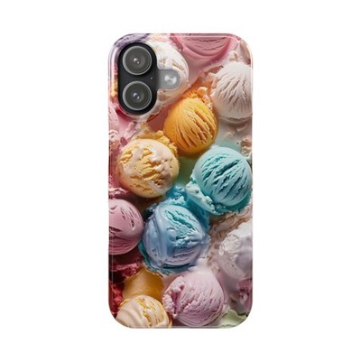 iPhone 17 Air Pro Max 16 15 14 13 12 11 Case Colorful Lavender Mint Ice Cream