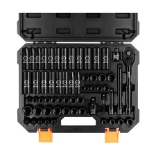 BOEN 3/8" Drive Impact Socket Set, 59-Piece Standard SAE (5/16 to 3... Fast Ship