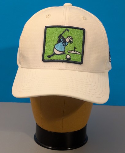 Penguin Golf Patch Hat - White Adjustable - Original Munsingwear Cap - Picture 4 of 11