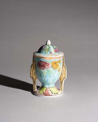 Rosenthal Künstler­tasse Nr. 28 Ernst Fuchs Sculptural Porcelain Cup with Cover