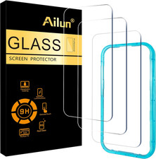 3 Pack Screen Protector for Iphone 17 Pro 6.3 Inch with Installation Frame, Te