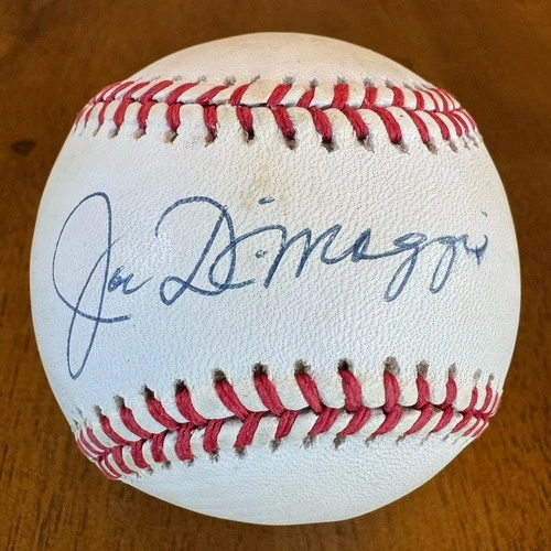 Joe DiMaggio Signed Autographed American League Baseball Ball JSA LOA