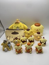 Sanrio Pompompurin Figure Plush Pouch Keychai...
