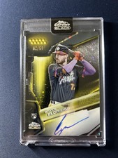 2026 Topps Chrome Black Bryce Eldridge Auto Gold Mini-Diamond Refractor #/50