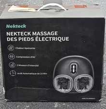 New Open Box Only Nekteck Shiatsu Foot Massager Machine BLACK