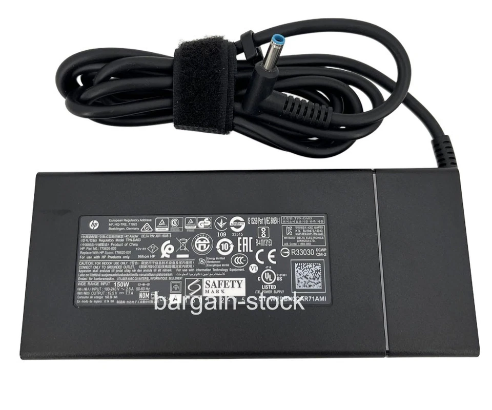 Cargador Adaptador CA Original HP 19.5V 7.7A 150W 775626-003 776620-001 L48757-001 Foto 2 de 4