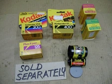 Kodak 35mm Film, Color & Black/White, Expired Around 1983, 125, 200 & 400 ISO