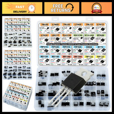 82-Piece Power Transistor, MOSFET, Thyristor Voltage Regulator Kit - 24 Types