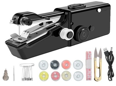 Handheld Sewing Machine Portable Mini Electric Sewing Machine for Clothes Travel