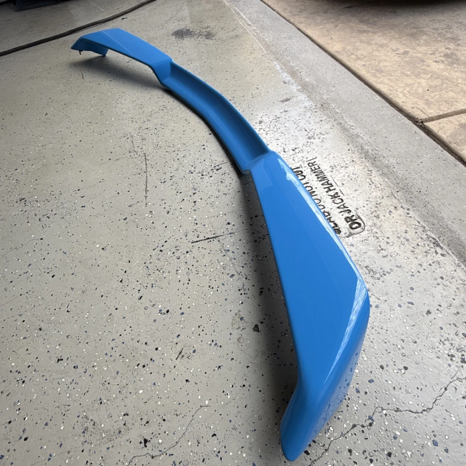 Peça de asa de spoiler traseiro azul rápido Chevy Corvette C8 Z51 fabricante de equipamento original #23342318 - Imagem 3 de 4