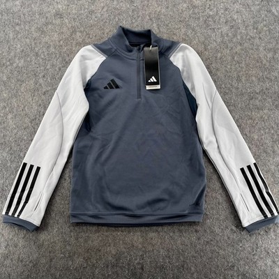 Adidas Tiro 23 Kids Competition Training Top Soccer Gray S NEW