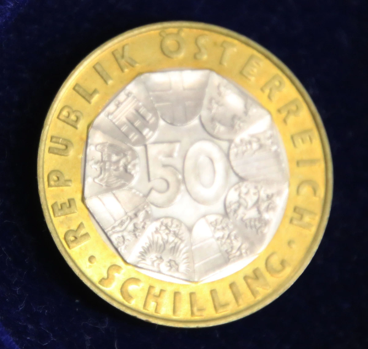 50 Schilling Österreich 1997 Austria Münze unzirkuliert Coin Wiener Secession