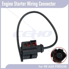 For Audi / VW Starter Solenoid 1-Pin Wire Plug Connector Pigtail Harness