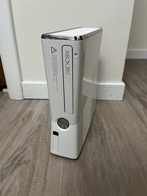 Xbox 360 Slim White Special Edition Console 250GB HDD Tested Working