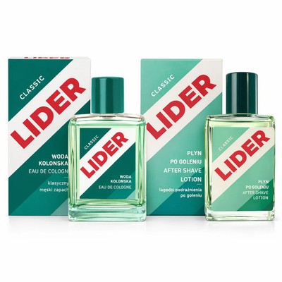 LIDER Classic Herrenpflege Set   Eau de Cologne & After Shave Lotion (100 + 100 