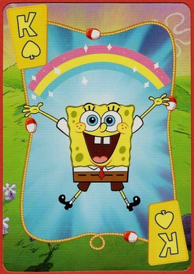 SpongeBob SquarePants Nickelodeon Cartoon Series Character Playing Card