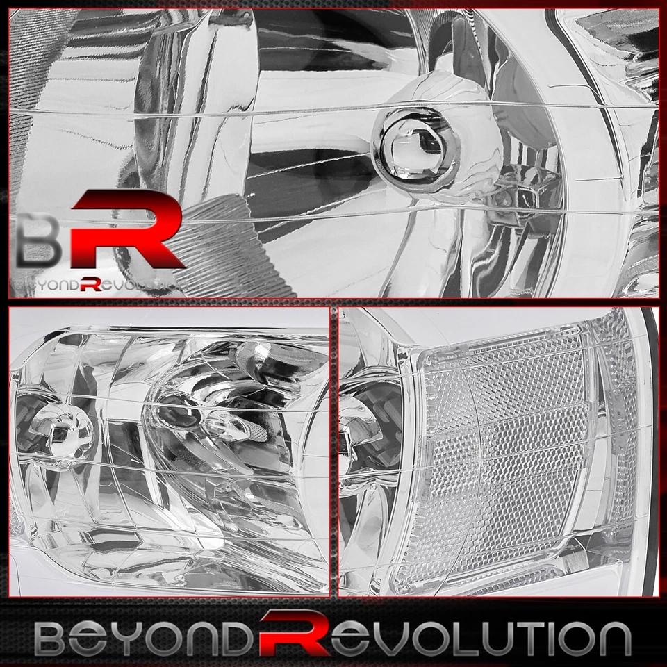 Para Ram 1500 2002-2005 LED DRL Lámpara Cabeza Luz Actualización Izquierda+Derecha Carcasa Cromada Foto 3 de 4