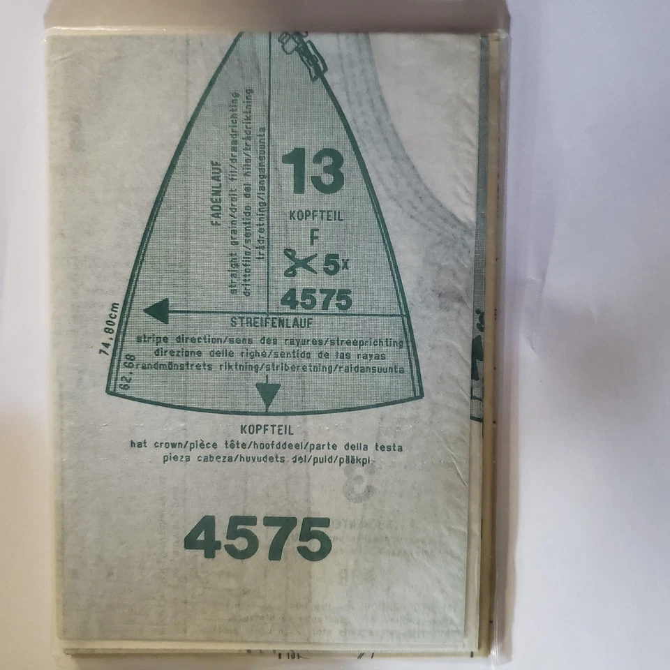 80s Burda Pattern 4575 Infant Jacket Top One Piece Jumper Pants Shorts Hat 3-12m - Image 3 of 3